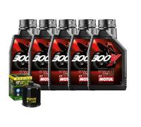 Servicesatz Öl Motul 300V 5W40 für Kawasaki VN1700 Vulcan Klassisch 2009>