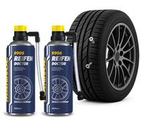 SET 1-4x Reifen Doctor Mannol Reifendichtmittel Reifenpannenspray REPARATUR Auto