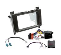 SET: 2-DIN Blende + Lenkradadapter für Mercedes Vito (W447) 05/2019 - 01/2024