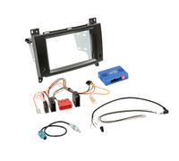 SET 2-DIN Radio Blende + Lenkradadapter für Mercedes Vito (W447) 10/2014-02/2019