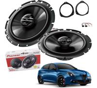 Set 2 Lautsprecher Pioneer Koaxial Vorderseite O Heck für Alfa Romeo Giulietta