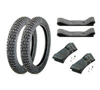 Set 2 Reifen Heidenau K46 2,75 x 16 Zoll 46M TT + 2 Schläuche + 2 Felgenbänder für Simson, Enduro und andere Krafträder