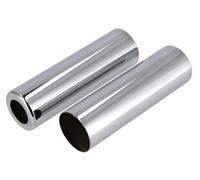 Set: 2x Hülse für Federbein, vorn in Chrom - Simson Schwalbe KR51, Star, Sperber, Habicht, SR4