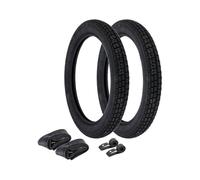 Set: 2x Reifen 2,50 x 16 Heidenau K 30 + 2x Schläuche + 2x Felgenband