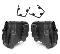 Set 2X Satteltaschen mit Halter kompatibel mit Honda Rebel 500 CMX 17-25 Montana