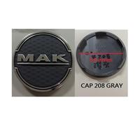 SET 4 CAPS RADKAPPEN C022 60mm FUR MAK KING6 6.5x16 6x139.7 SILVER LD