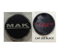 SET 4 CAPS RADKAPPEN C023 60mm FUR MAK F5 T 7.5x17 5x115 ICE SUPERDARK VW