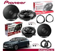 Set 4 Lautsprecher Pioneer Vorne und Hinten für Fiat Tipo Von 2015