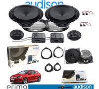 Set 6 Lautsprecher Audison Apk 165 + APX4 Vorderseite + Heck für Opel Astra H