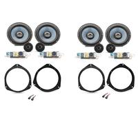 Set 8 Lautsprecher GLADEN/Mosconi für Alfa Romeo Giulia Vorne und Hinten