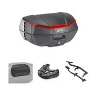Set Bauletto GIVI V49 Air Schwarz Orange Super Adventure R 1290 ABS 2017-2020