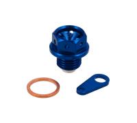 Set: CNC - Ölablassschraube Tuning, mit Neodym-Magnet, Dichtring und Blech für S