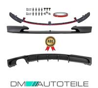 SET Frontspoiler + Heckdiffusor 328-330 Sport-Performance passt für BMW F30 F31