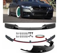 SET Frontspoiler Sport-Performance Schwarz hochglanz passend für BMW 3er F30 F31 M-Paket+ Schrauben +ABE