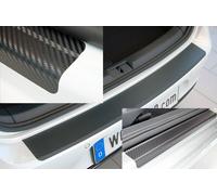 SET für DACIA SANDERO 2 Einstiegsleisten Ladekantenschutz Carbon Schwarz