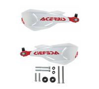 Set Handschutz ACERBIS X-Factory Weiß/Rote Crf L Africa Twin 1100 2020-2023