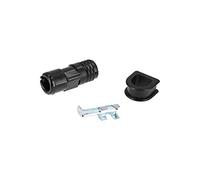 Set: Hochspannungsdurchführung, mit Gummi und Verbindungsblech - Simson S50, KR51/1 Schwalbe, SR4-1 Spatz, SR4-2 Star, SR1, SR2, KR50