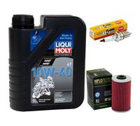 Set Inspektion für Kymco Grand Dink 125 150 2001-2011 Öl 1L Ölfilter Zündkerze