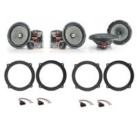 Set Lautsprecher Focal Access für Audi A4 B6 Kabriolett (8H7) Vorne und Hinten