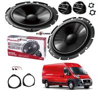 Set Lautsprecher Pioneer Vorne 2Vie Woofer Tweeter für Fiat Ducato 250