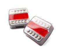 Set LED Rückleuchten 12V mit und ohne Kennzeichenbeleuchtung Rücklicht E4 PKW