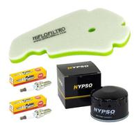 Set Luftfilter Ölfilter Zündkerzen Wartung für Piaggio MP3 500 ie LT 2011-2023