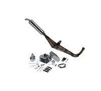 Set: Profi-Tuning 60ccm, 4-Kanal Zylinder/Kolben/Kopf + BVF16N1 + Reso Auspuff 32mm - für Simson S51, S53