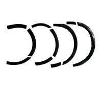 Set Radlaufleisten ABS schwarz glanz 10-teilig für VW T5 Transporter 2003-2015