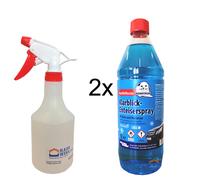 Enteiserspray , Befreit Scheiben und Scheinwerfer von Schnee, 1 Liter - Nachfüllflasche
