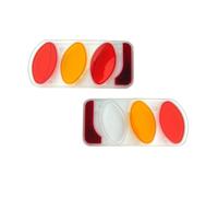 Set Rücklichtglas Lichtscheibe Rückleuchte für FISCHER PROLINE EVO Fahrradträger