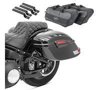 Set Seitenkoffer DW + Innentaschen kompatibel mit Harley Davidson Soft Fat Bob