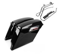 Set Seitenkoffer und Kofferträger CR für Harley Davidson Softail Deluxe 05-17 St