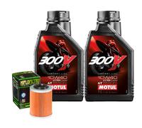 Set Service Öl Motul 300V 10W40 Für Can-Am1000 R Ssv Maverick 2016
