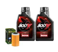 Set Service Öl Motul 300V 15W50 Für Sherco 250 Sef-R Factory Six 2018>2021