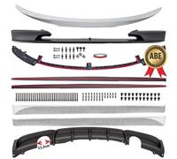 SET Sport-Performance Frontspoiler + Ansätze + Diffusor + Heckspoiler passend für BMW F30 mit M-Paket
