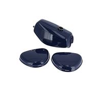 Set: Tank + Seitendeckel, Dunkelblau RAL 5013 - für Simson S50, S51, S70