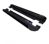 Set Trittbretter Schweller Alu in hochglanz schwarz passt für Mercedes GLK X204 ab 2008-2015 inkl. Anbaumaterial