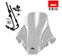 Set Windschutzscheibe GIVI 156DT Und Halterungen D156KIT für Suzuki 400 An