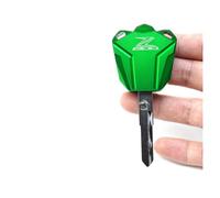 Seulomo Niedliche Abdeckung für Autoschlüssel mit CNC-Desi FÜR Ka-wasaki Z400 Z750 Z800 Z900 Z900RS Z1000 Motorrad-Aluminium-Schlüsselanhänger-Schutzhülle Für Schlüssel Ohne Chip (Color : Z800)