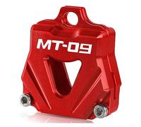 Seulomo Niedliche Abdeckung für Autoschlüssel mit CNC-Desi Für Y-amaha MT01 MT09 MT07 MT10 MT03 MT 01 09 07 03 10 MT-01 MT-10 MT-03 Schlüssel Shell Fall Schutzhülle Motorrad Zubehör(Color:Red-MT09)