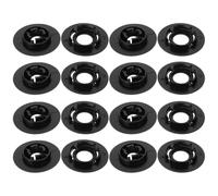 SEWACC Automattenmattenhalterungen für Rutschfeste Befestigung aus Kunststoff Einfache Installation Universelle Fußmatten Clips in Schwarz im Auto und Lkw