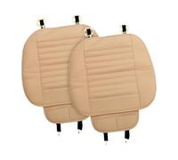 SEWOART 2stücke Sitzauflage Für Pkw Vordersitz Abdeckung Autositzschutz Spritzwassergeschützt Strapazierfähig Aus Pu-material Anthrazitfarbene Streifen Für Und Beifahrersitz Innen