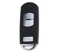 SG Store 3 Tasten Autoschlüssel Gehäuse Ersatz Kompatibel mit Mazda 3 CX-5 CX-3 6 Tourer MX-5 Autoschlüssel Gehäuse Schwarz 85x30x19mm