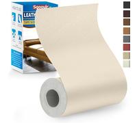 Sgooyir Kunstleder Selbstklebend Aprikose, 10x160cm Leder Reparatur Set, Kunstleder Reparaturset Flicken Selbstklebend Patch für Autositze, Möbel, Sofa, Couch, Jacken