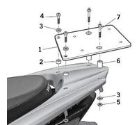 SHAD Top Master Befestigungssatz Honda