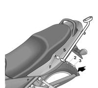 Shad Top Master Suzuki Bandit Gsf600&1200 N/s One Size Black (Herstellerartikelnummer: S0BN60ST)