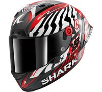 Shark Aeron GP FIM 2 Speed Fancy Carbon Helm, carbon/rot matt, Größe XL (61/62)