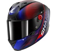 Integralhelm Shark AERON SPEED-TECH Mat Carbon Blue Red