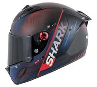 Integralhelm Shark AERON SPEED-TECH Mat Carbon Blue Red