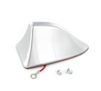 SHARK ANTENNE AUF ANTENNENFUSS Silber Dachantenne passt für Hyundai Pony i10 i20